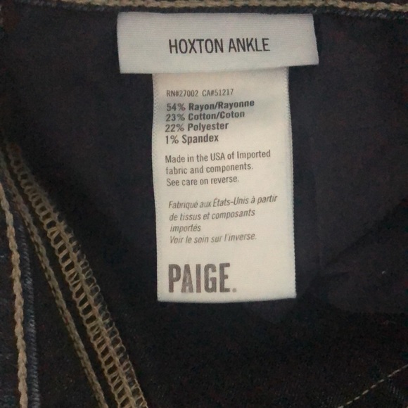 Paige Transcend Hooton Ankle High Waist Skinny Jeans - Picture 4 of 9